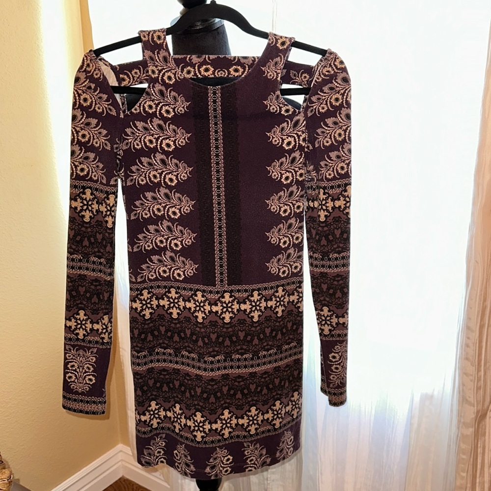 Free people cotton dress with spandex